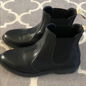 Dr. Martens Vegan Flora Chelsea black ankle boots